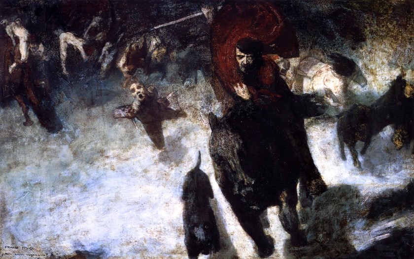 The Wild Chase, by Franz Stuck (1889)